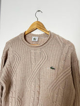 Upload image to gallery, Pull Lacoste en grosse maille torsadée - L
