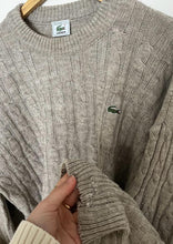 Upload image to gallery, Pull Lacoste en grosse maille torsadée - XL
