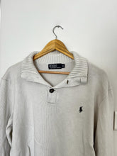 Upload image to gallery, Pull col à boutons Ralph Lauren en coton - M
