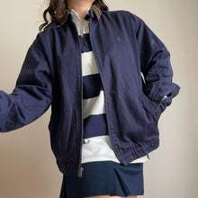 Upload image to gallery, Veste Ralph Lauren style Harrington col en velour - S
