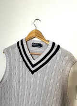 Upload image to gallery, Pull sans manche Ralph Lauren en maille tressée - S
