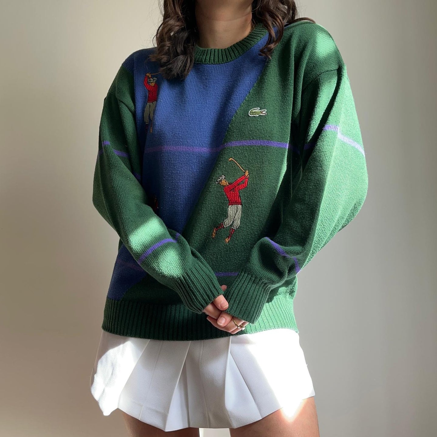 Pull Lacoste Golf des années 80 collector - L