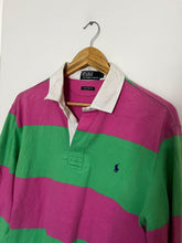 Upload image to gallery, Polo rugby Ralph Lauren à rayures - M
