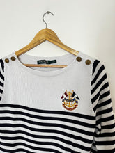 Upload image to gallery, Pull Ralph Lauren style marinière manche 3/4 - S
