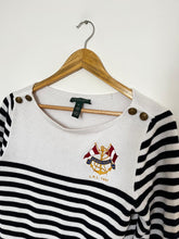 Upload image to gallery, Pull Ralph Lauren style marinière manche 3/4 - S
