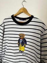 Charger l&#39;image dans la galerie, Pull Polo Bear Marin de chez Ralph Lauren collector - XL
