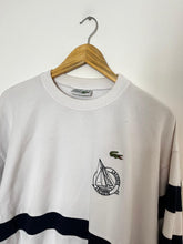 Upload image to gallery, Pull Lacoste brodé en coton fabriqué en France - XL
