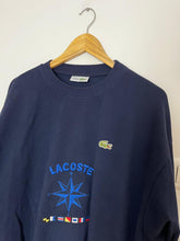 Upload image to gallery, Pull Lacoste broderie &quot;Rose des vents&quot; fabriqué en France - XL
