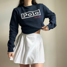 Charger l&#39;image dans la galerie, Pull Ralph Lauren en coton brodé &quot;Polo&quot; - M
