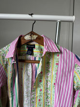 Charger l&#39;image dans la galerie, Chemise Ralph Lauren patchwork fleurs et rayures - XS
