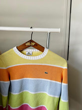 Upload image to gallery, Pull Lacoste à rayures pastel - XS
