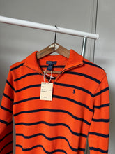 Charger l&#39;image dans la galerie, Pull half zip Ralph Lauren à rayures - S
