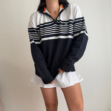 Upload image to gallery, Pull half zip Lacoste à rayures - XL
