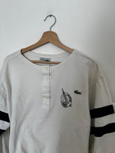 Upload image to gallery, Pull Lacoste brodé fabriqué en France des années 80&#39; - L
