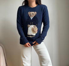 Upload image to gallery, Pull Ralph Lauren Polo Bear brodé collector - S
