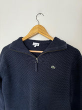 Charger l&#39;image dans la galerie, Pull half zip Lacoste en grosse maille - XS
