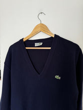 Upload image to gallery, Pull col V Lacoste des années 80&#39; - M
