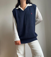 Upload image to gallery, Pull Ralph Lauren sans manche en coton - L
