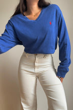 Upload image to gallery, Pull col V Ralph Lauren en coton - M
