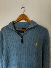 Upload image to gallery, Pull half zip Ralph Lauren maille tressée - XL
