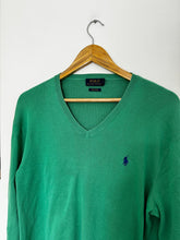 Upload image to gallery, Pull col V Ralph Lauren en coton - M
