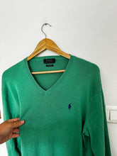 Upload image to gallery, Pull col V Ralph Lauren en coton - M
