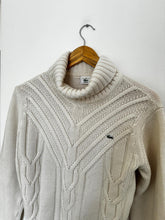 Upload image to gallery, Pull col roulé Lacoste en grosse maille - S
