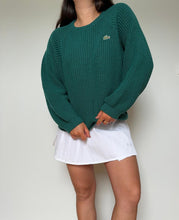 Upload image to gallery, Pull Lacoste en grosse maille made in France des années 80&#39; - S
