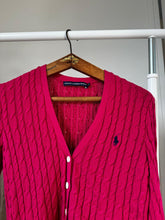 Upload image to gallery, Gilet Ralph Lauren à la maille tressée - M
