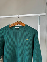 Upload image to gallery, Pull Lacoste en grosse maille made in France des années 80&#39; - S
