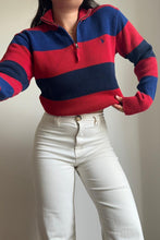 Charger l&#39;image dans la galerie, Pull half zip Ralph Lauren en coton - S
