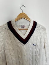 Upload image to gallery, Pull Lacoste Izod à la maille torsadée des années 70&#39; - M
