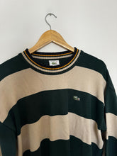 Upload image to gallery, Pull Lacoste rayé fabriqué dans les années 90&#39; - XL
