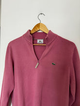 Charger l&#39;image dans la galerie, Pull half zip Lacoste en coton - L
