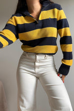 Upload image to gallery, Pull half zip Ralph Lauren à rayures - S
