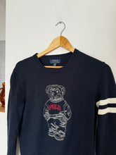 Charger l&#39;image dans la galerie, Pull Ralph Lauren Polo Bear brodé collector - S
