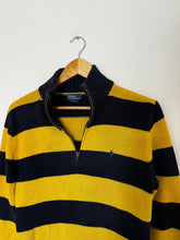 Charger l&#39;image dans la galerie, Pull half zip Ralph Lauren à rayures - S
