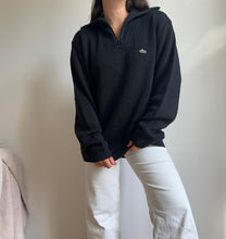 Upload image to gallery, Pull half zip Lacoste en grosse maille côtelée - L
