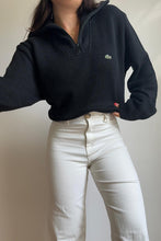 Upload image to gallery, Pull half zip Lacoste en grosse maille côtelée - L
