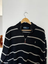 Charger l&#39;image dans la galerie, Pull half zip Ralph Lauren à rayures - L
