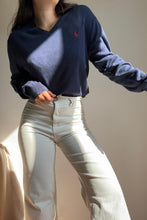 Charger l&#39;image dans la galerie, Pull col V Ralph Lauren en coton - S
