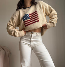 Charger l&#39;image dans la galerie, Pull Ralph Lauren collection American Flag tricoté main - XL
