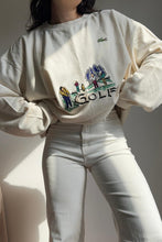 Upload image to gallery, Pull Lacoste Golf collector brodé des années 80&#39; fabriqué en France - XL
