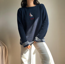 Charger l&#39;image dans la galerie, Pull Ralph Lauren broderie voilier - M
