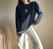 Charger l&#39;image dans la galerie, Pull Ralph Lauren broderie voilier - M
