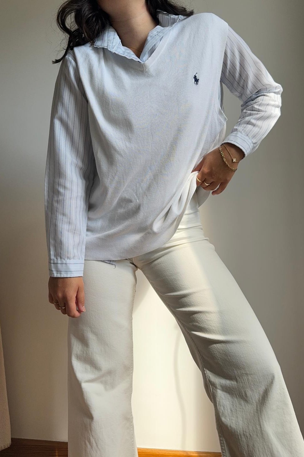 Pull Ralph Lauren sans manche en coton - L