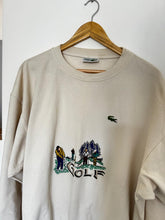 Upload image to gallery, Pull Lacoste Golf collector brodé des années 80&#39; fabriqué en France - XL

