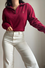 Charger l&#39;image dans la galerie, Pull half zip Ralph Lauren en coton - S
