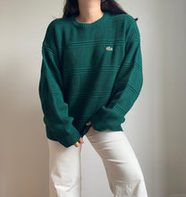 Charger l&#39;image dans la galerie, Pull Lacoste à la maille côtelée des années 80&#39; - XL
