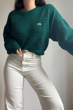 Charger l&#39;image dans la galerie, Pull Lacoste à la maille côtelée des années 80&#39; - XL
